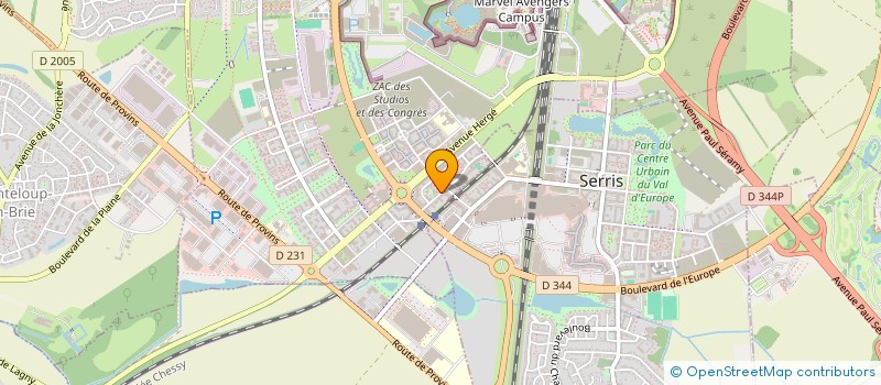 localisation de l'entreprise GOLDEN FOUNTAIN'S  CHESSY