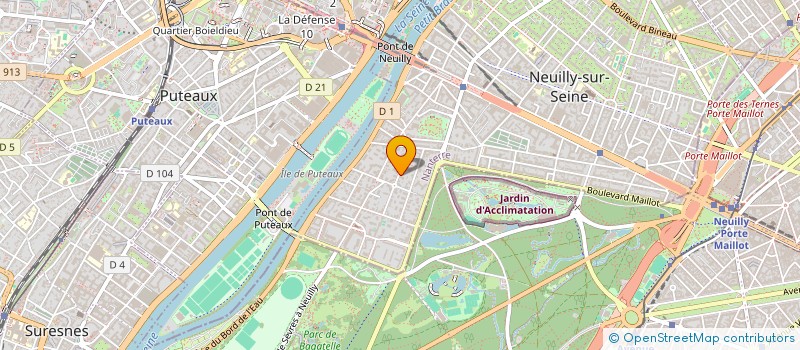 localisation de l'entreprise GOLDEN FOXES à NEUILLY-SUR-SEINE