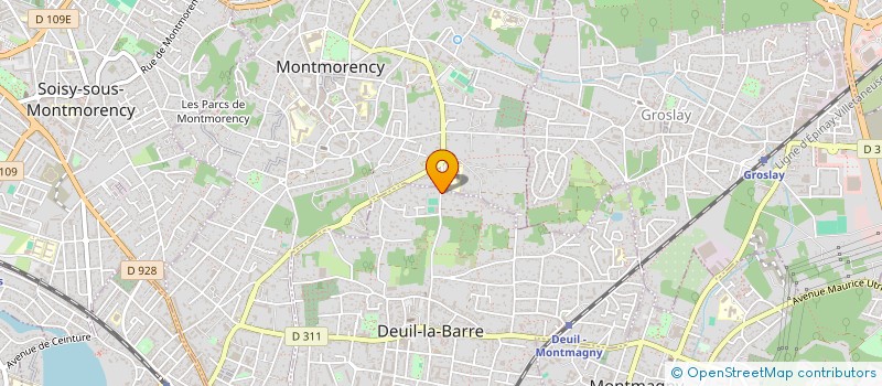 localisation de l'entreprise GOLDEN G INVEST  DEUIL-LA-BARRE