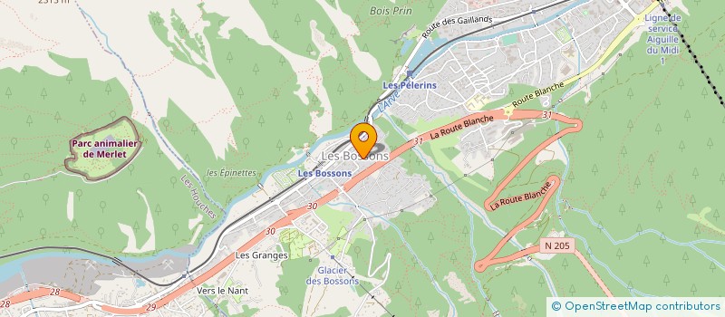 localisation de l'entreprise GOLDEN GATE  CHAMONIX-MONT-BLANC