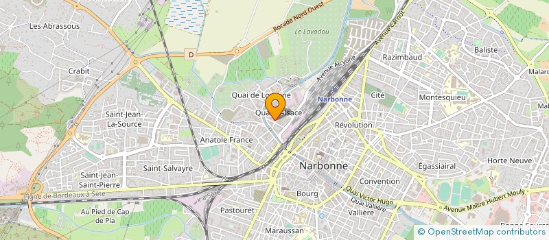 localisation de l'entreprise GOLDEN GLAC à NARBONNE