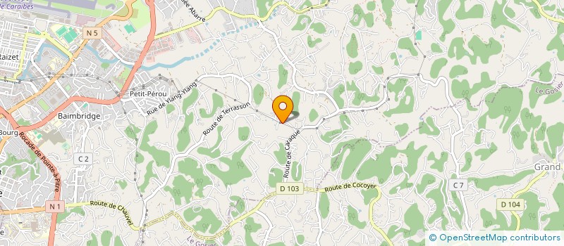 localisation de l'entreprise GOLDEN GLAM à LES ABYMES