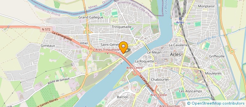 localisation de l'entreprise GOLDEN GTFK  ARLES