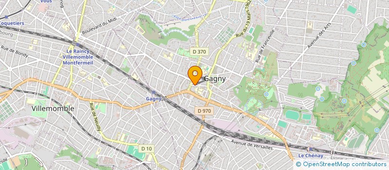 localisation de l'entreprise GOLDEN HANDS à GAGNY