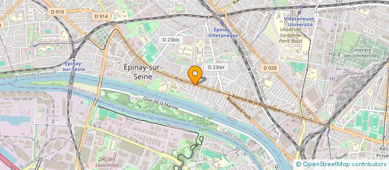 localisation de l'entreprise GOLDEN HOUSE à EPINAY-SUR-SEINE