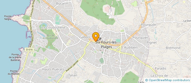 localisation de l'entreprise GOLDEN INFUSION à SIX-FOURS-LES-PLAGES