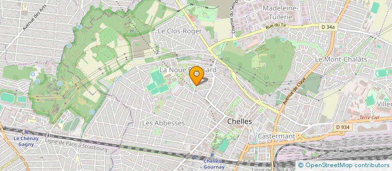 localisation de l'entreprise GOLDEN JET VTC  CHELLES