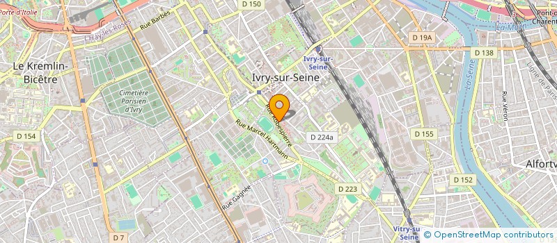 localisation de l'entreprise GOLDEN LIFE  IVRY-SUR-SEINE