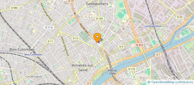 localisation de l'entreprise GOLDEN LIMOUSINE SERVICES à ASNIERES-SUR-SEINE