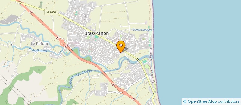 localisation de l'entreprise GOLDEN LOTUS  BRAS-PANON