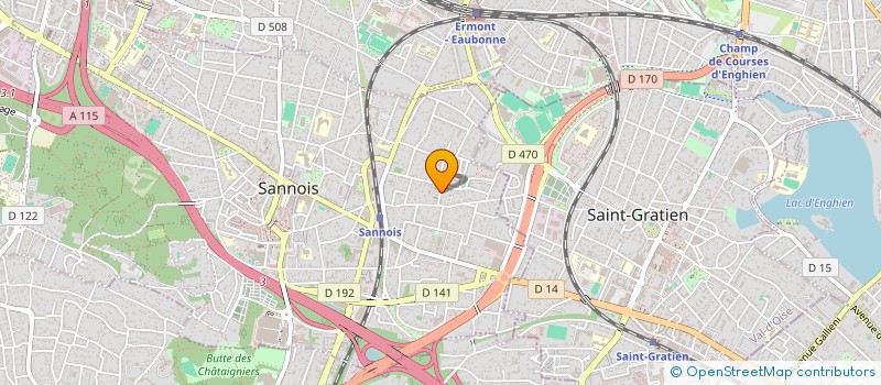 localisation de l'entreprise GOLDEN MOVE  SANNOIS