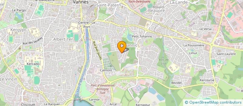 localisation de l'entreprise GOLDEN NUGGET à VANNES