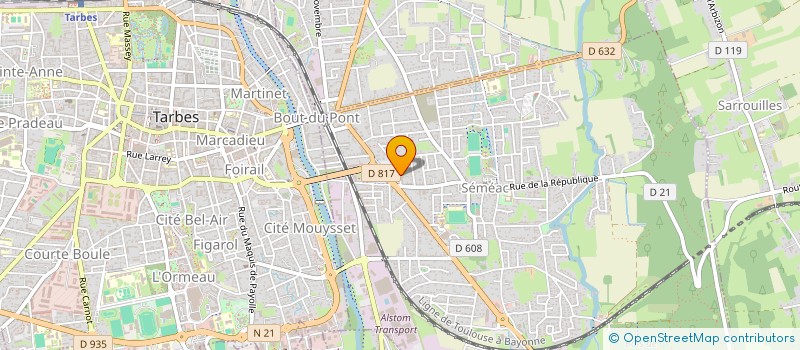 localisation de l'entreprise GOLDEN OCCASIONS  SEMEAC