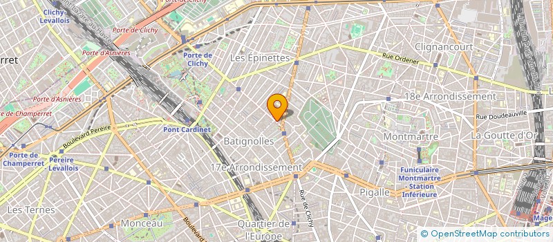 localisation de l'entreprise GOLDEN PANDA  PARIS