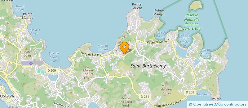 localisation de l'entreprise GOLDEN PREST à SAINT BARTHELEMY