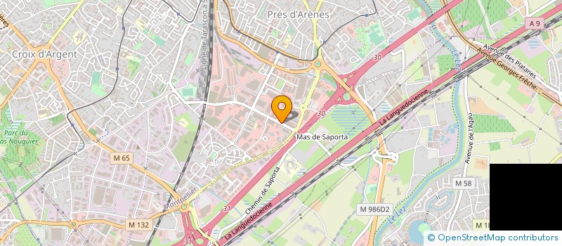 localisation de l'entreprise GOLDEN PRIME VTC à MONTPELLIER
