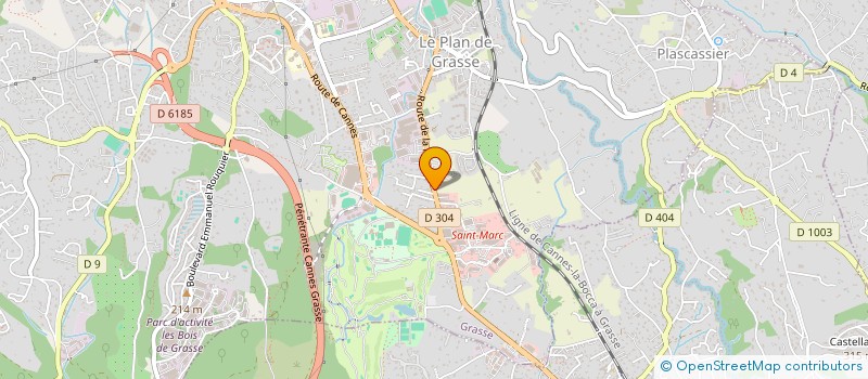 localisation de l'entreprise GOLDEN ROOF WAREHOUSE  GRASSE