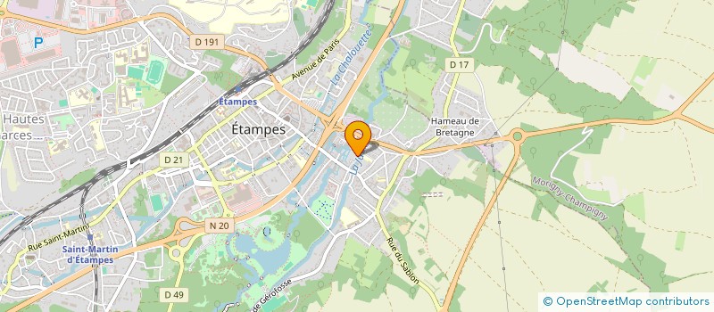 localisation de l'entreprise GOLDEN'S CARE à ETAMPES