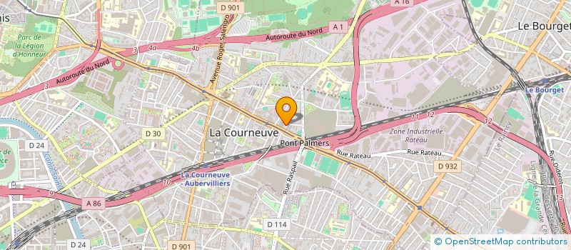 localisation de l'entreprise GOLDEN SAFETY à LA COURNEUVE