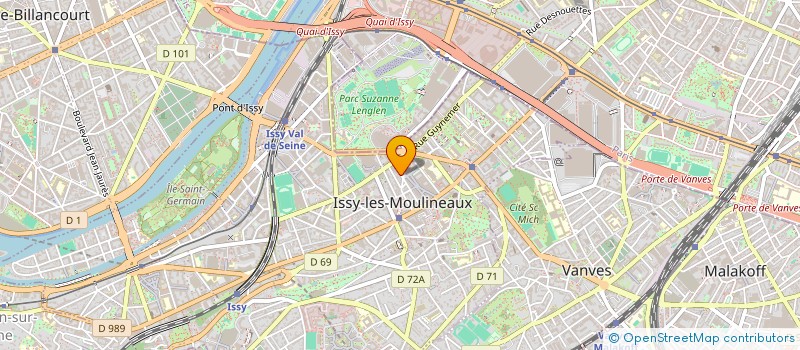 localisation de l'entreprise GOLDEN SCISSORS à ISSY-LES-MOULINEAUX