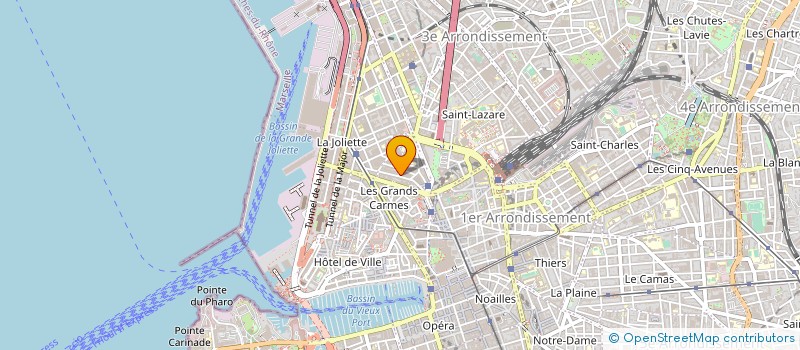 localisation de l'entreprise GOLDEN SERVICES à MARSEILLE