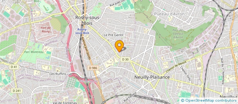 localisation de l'entreprise GOLDEN SERVICES à ROSNY-SOUS-BOIS