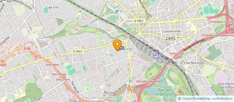 localisation de l'entreprise GOLDEN SQUARE  LENS