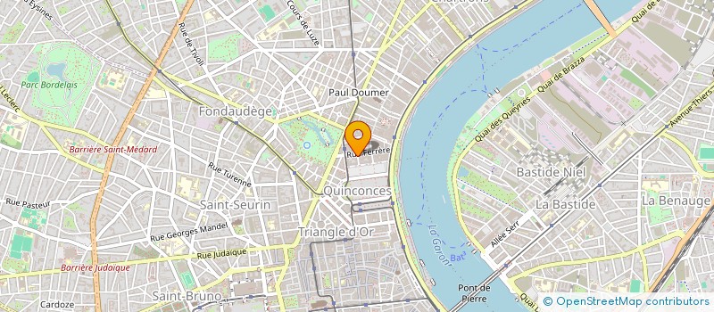 localisation de l'entreprise GOLDEN STREAM  BORDEAUX