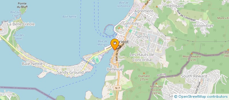 localisation de l'entreprise GOLDEN TASTE RESTAURATION & CATERING à SAINT MARTIN