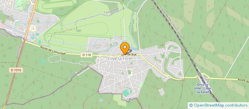 localisation de l'entreprise GOLDEN TEAM  COYE-LA-FORET