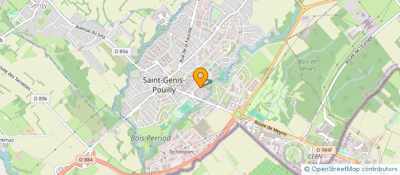 localisation de l'entreprise GOLDEN TOUCH NETTOYAGE à SAINT-GENIS-POUILLY
