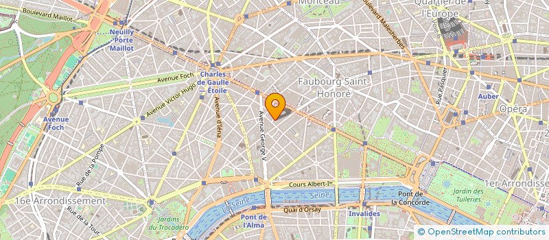 localisation de l'entreprise GOLDEN TRIANGLE  PARIS