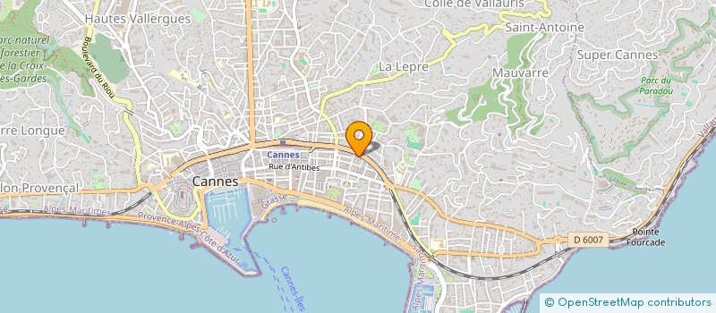 localisation de l'entreprise GOLDEN WINGS  CANNES