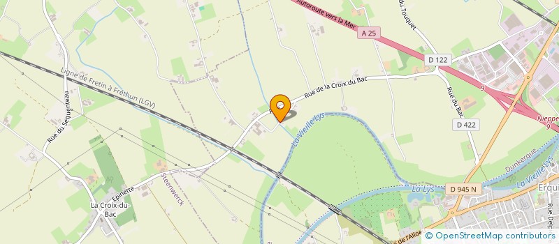 localisation de l'entreprise GOLDENGLAWY  NIEPPE