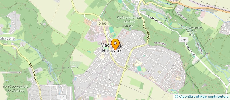 localisation de l'entreprise GOLDENGOAL à MAGNY-LES-HAMEAUX