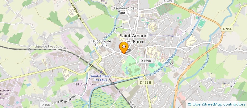 localisation de l'entreprise GOLDENPRICE  SAINT-AMAND-LES-EAUX