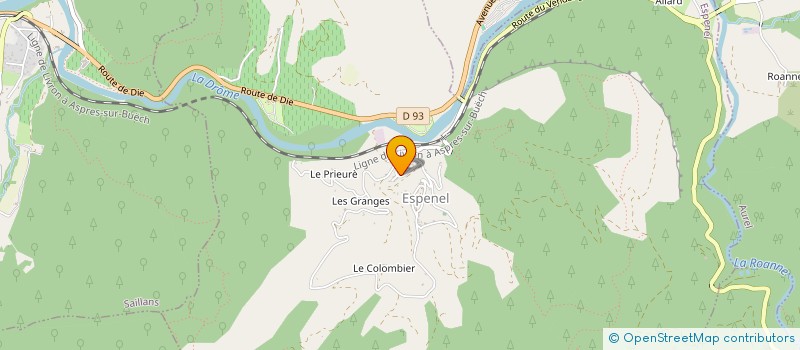 localisation de l'entreprise GOLDENTWIGS  ESPENEL