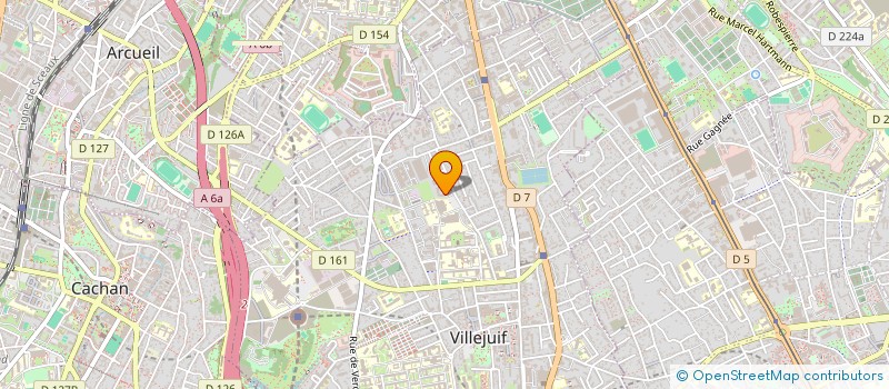 localisation de l'entreprise GOLDFEELING à VILLEJUIF