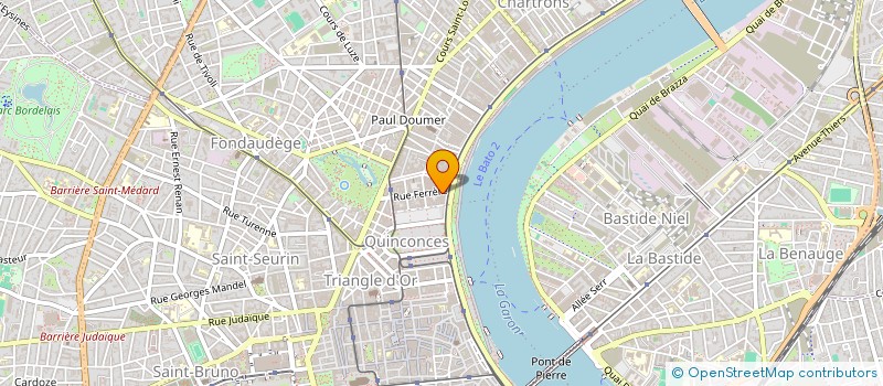 localisation de l'entreprise GOLDFINGER  BORDEAUX