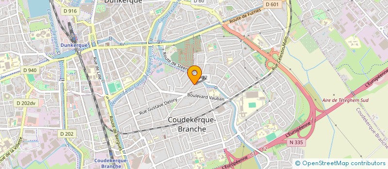 localisation de l'entreprise GOLDFINGER  COUDEKERQUE-BRANCHE