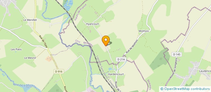 localisation de l'entreprise GOLDIN  SAINT-QUENTIN-DES-PRES