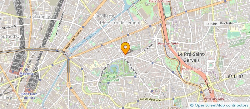 localisation de l'entreprise GOLDING  PARIS