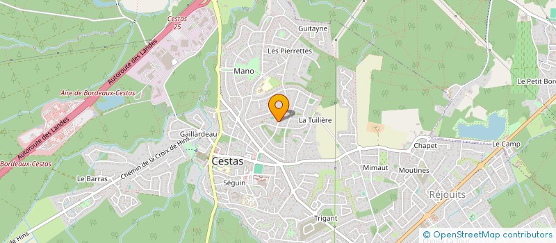 localisation de l'entreprise GOLDMANIAK  CESTAS