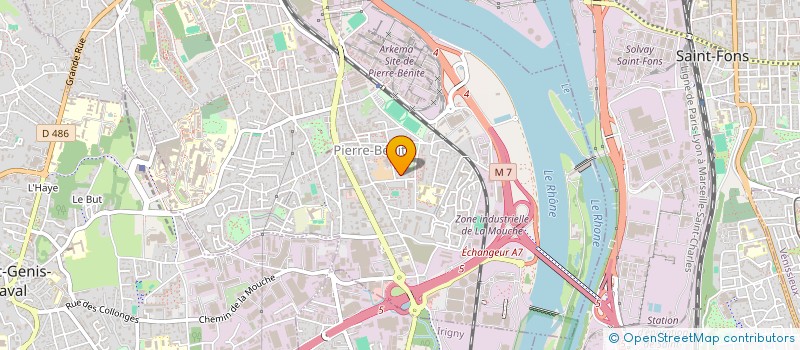 localisation de l'entreprise GOLDN CLEAN  OULLINS-PIERRE-BENITE