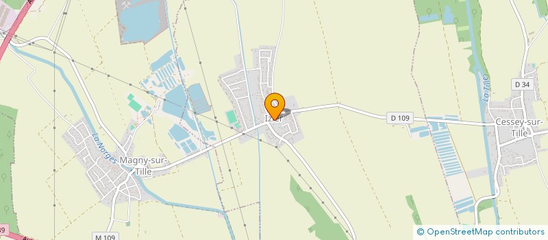 localisation de l'entreprise GOLDNSTUDIO  FAUVERNEY