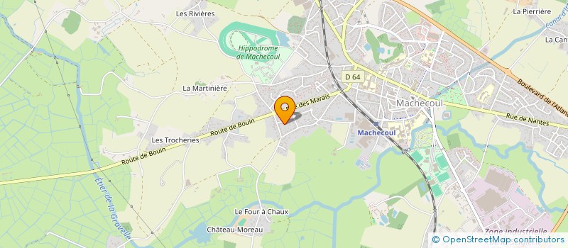 localisation de l'entreprise GOLDORAK  MACHECOUL-SAINT-MEME