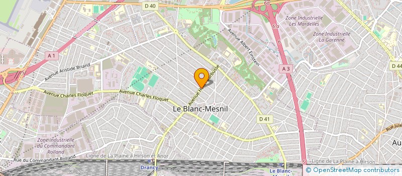 localisation de l'entreprise GOLDRING. COM à LE BLANC-MESNIL