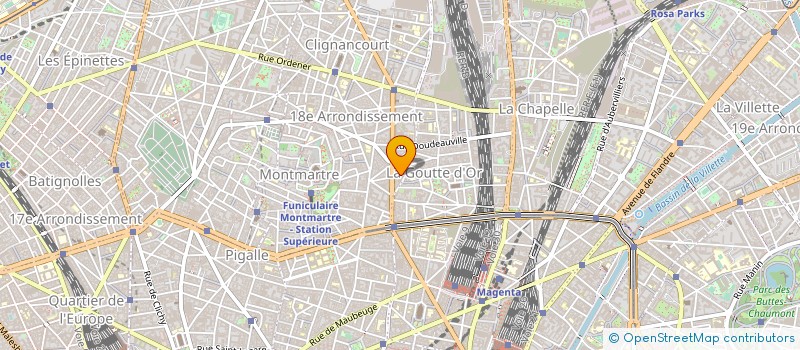 localisation de l'entreprise GOLDRIVER SARL à PARIS