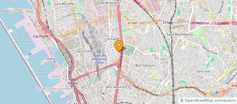 localisation de l'entreprise GOLDRIVERS à MARSEILLE