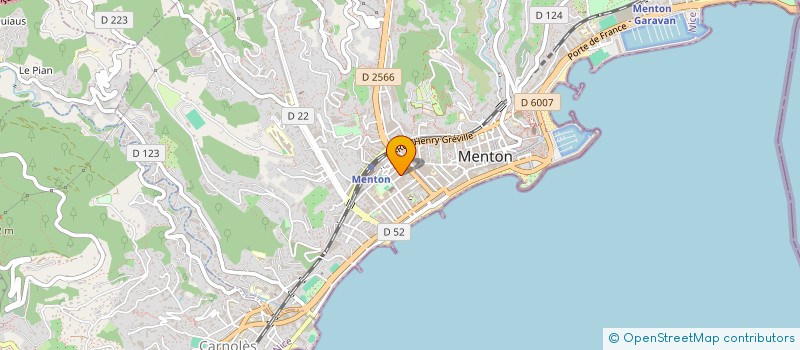 localisation de l'entreprise GOLDSKIN à MENTON